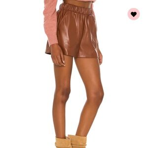 Steve Madden faux leather short